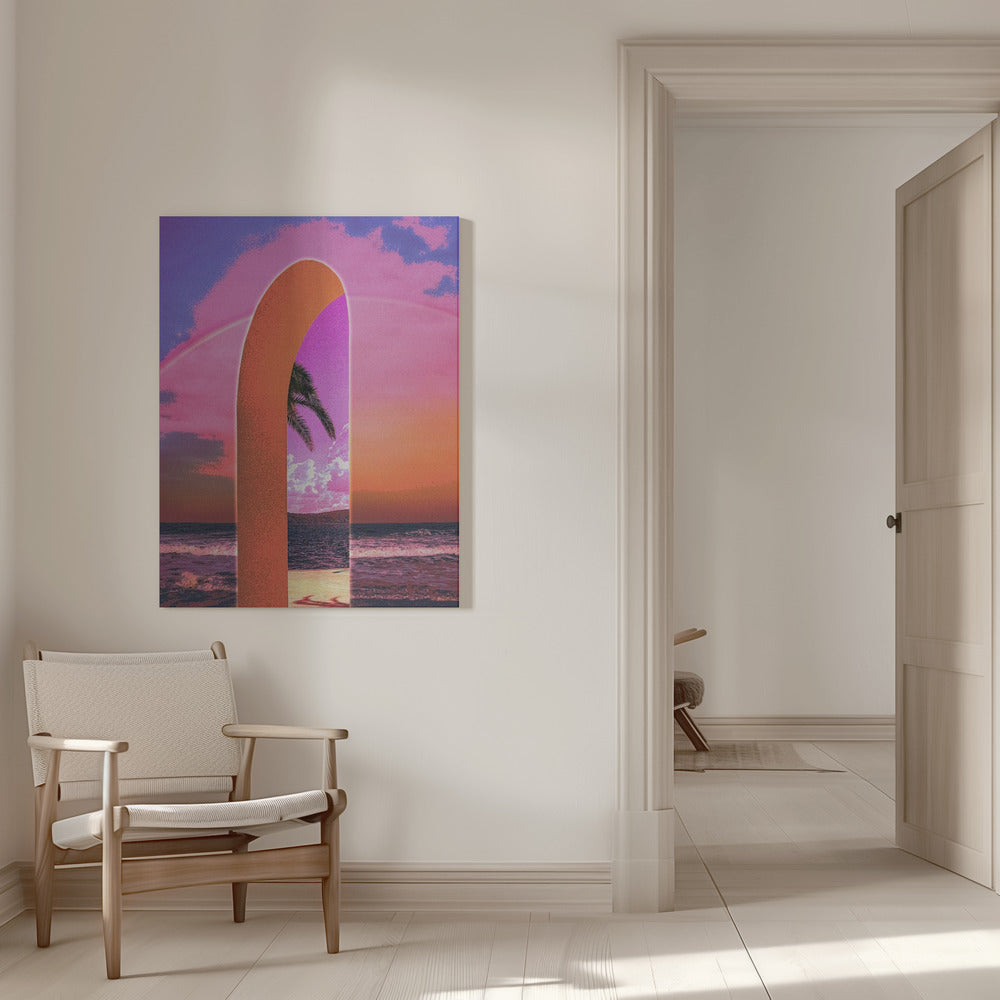Wall art Portal Vaporwave