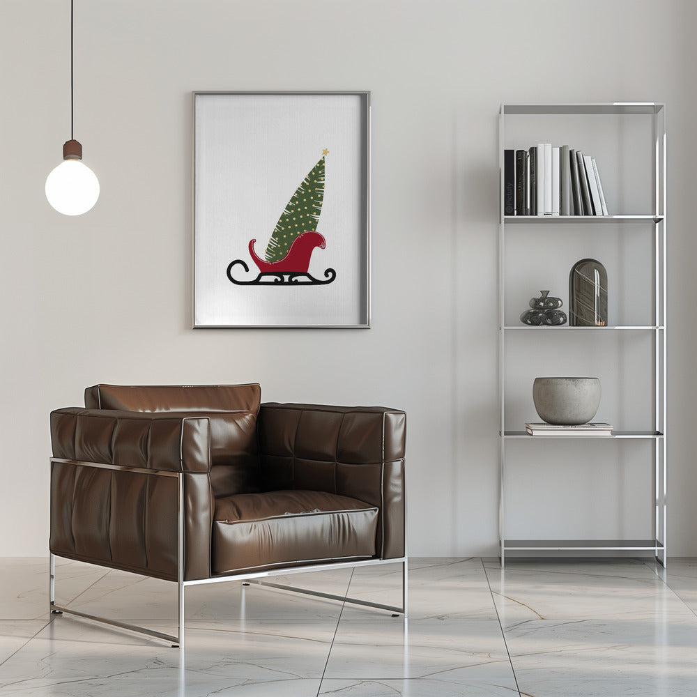 Wall art Let's go (gold)