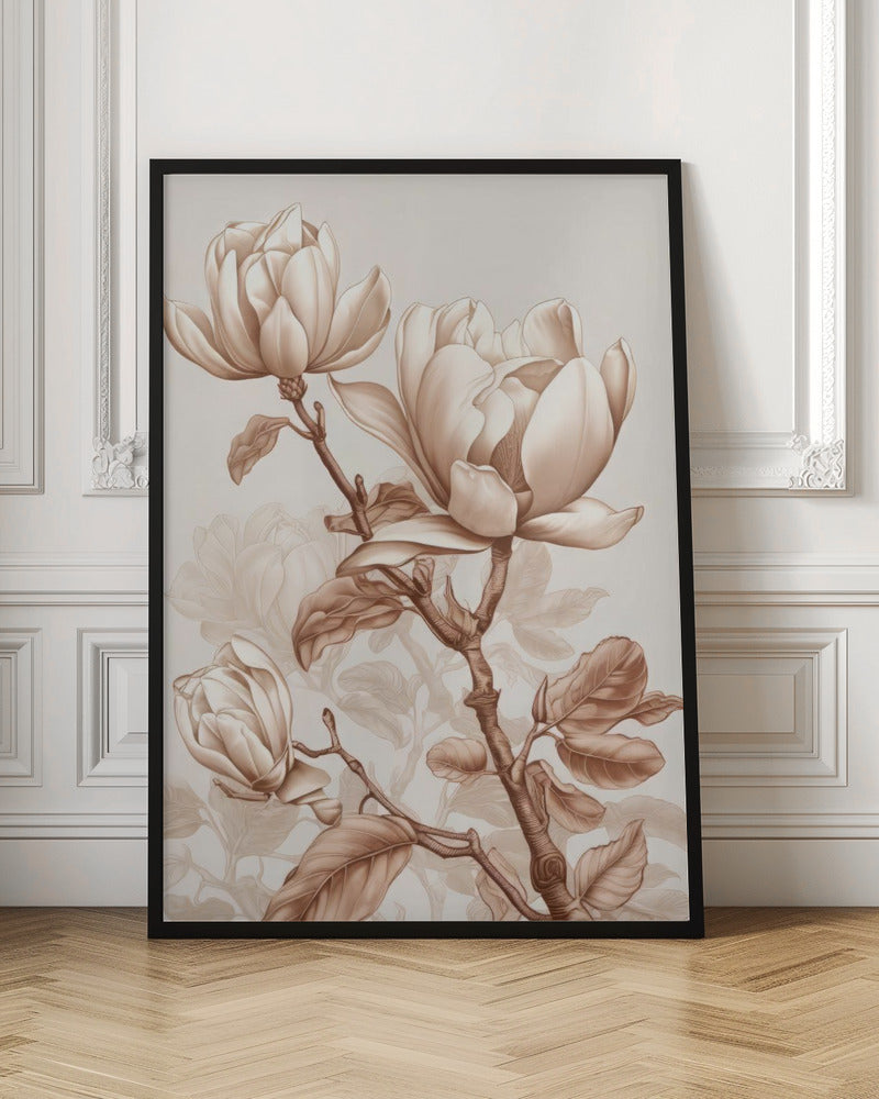 Beige Flowers 3