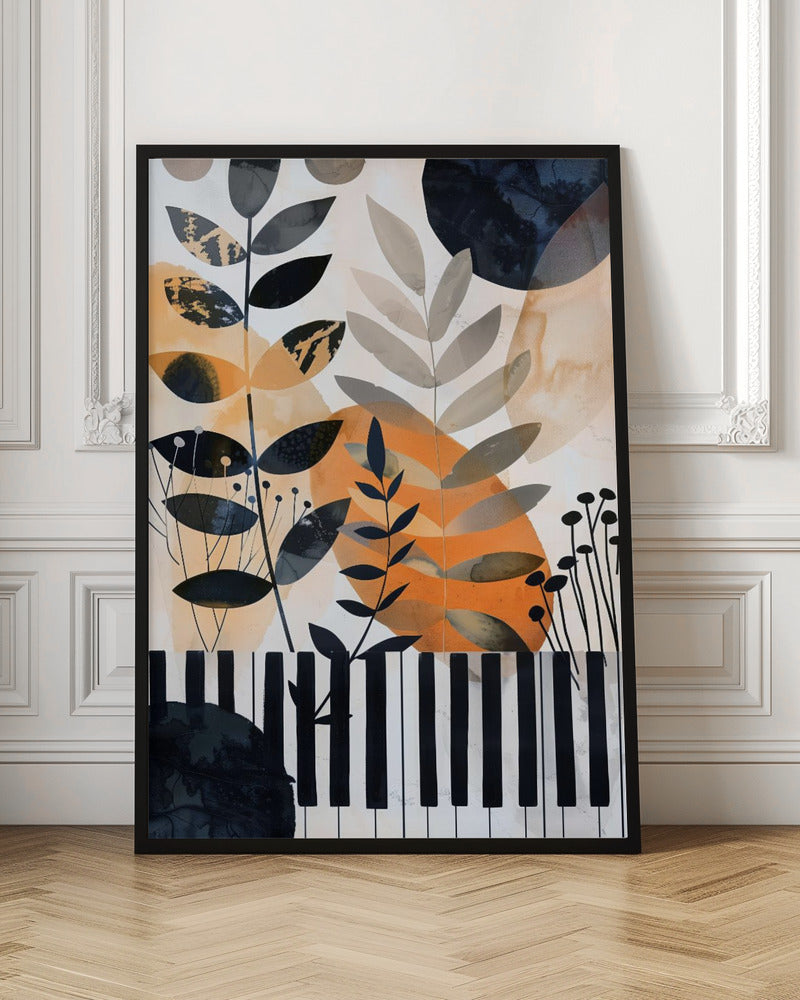 Wall art Muzyka Piano 1 Canvas Print