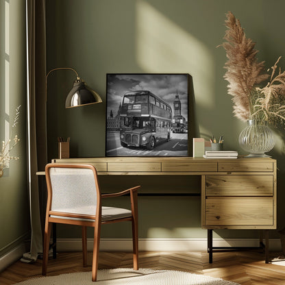 Wall art LONDON Classical Streetscene
