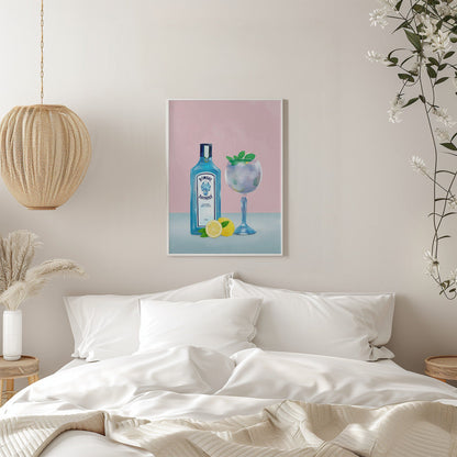 Wall Art Gin Cocktail