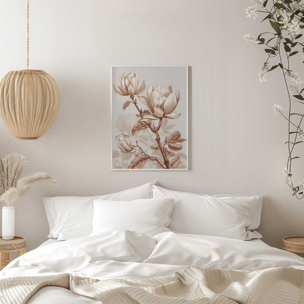 Beige Flowers 3
