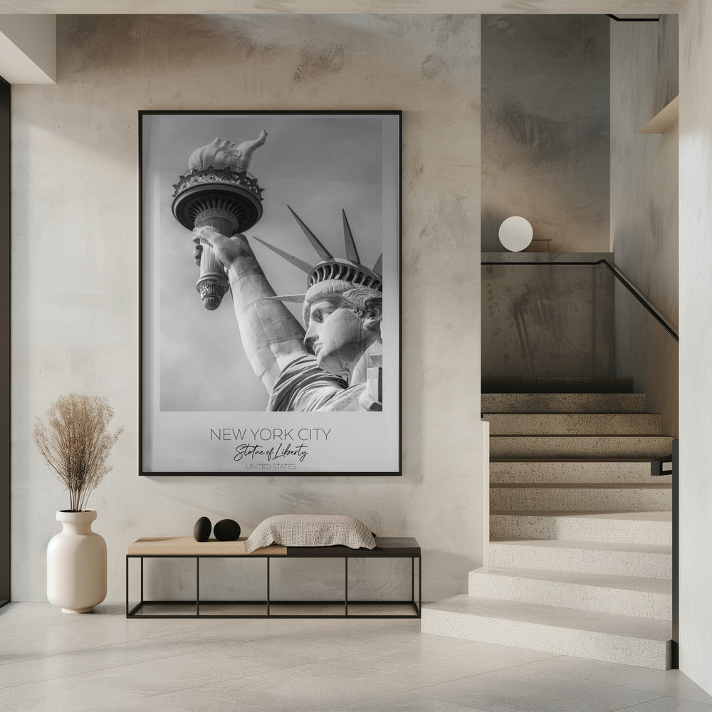 In focus: NEW YORK CITY Statue of Liberty in detail