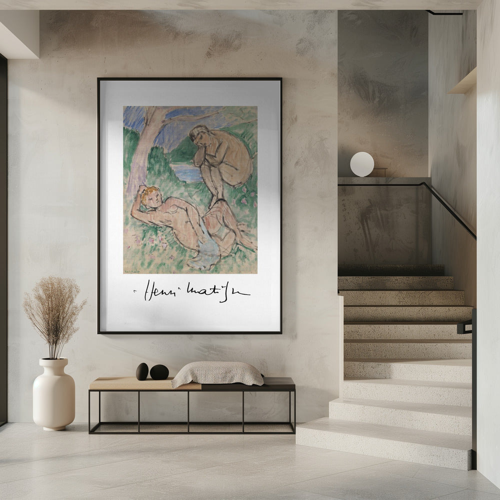 Wall art Baigneurs