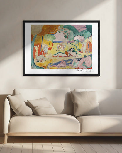 Wall art La Joie De Vivre, With Boarder