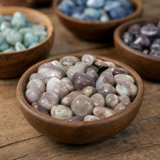 Pink Tourmaline Tumbled Stone