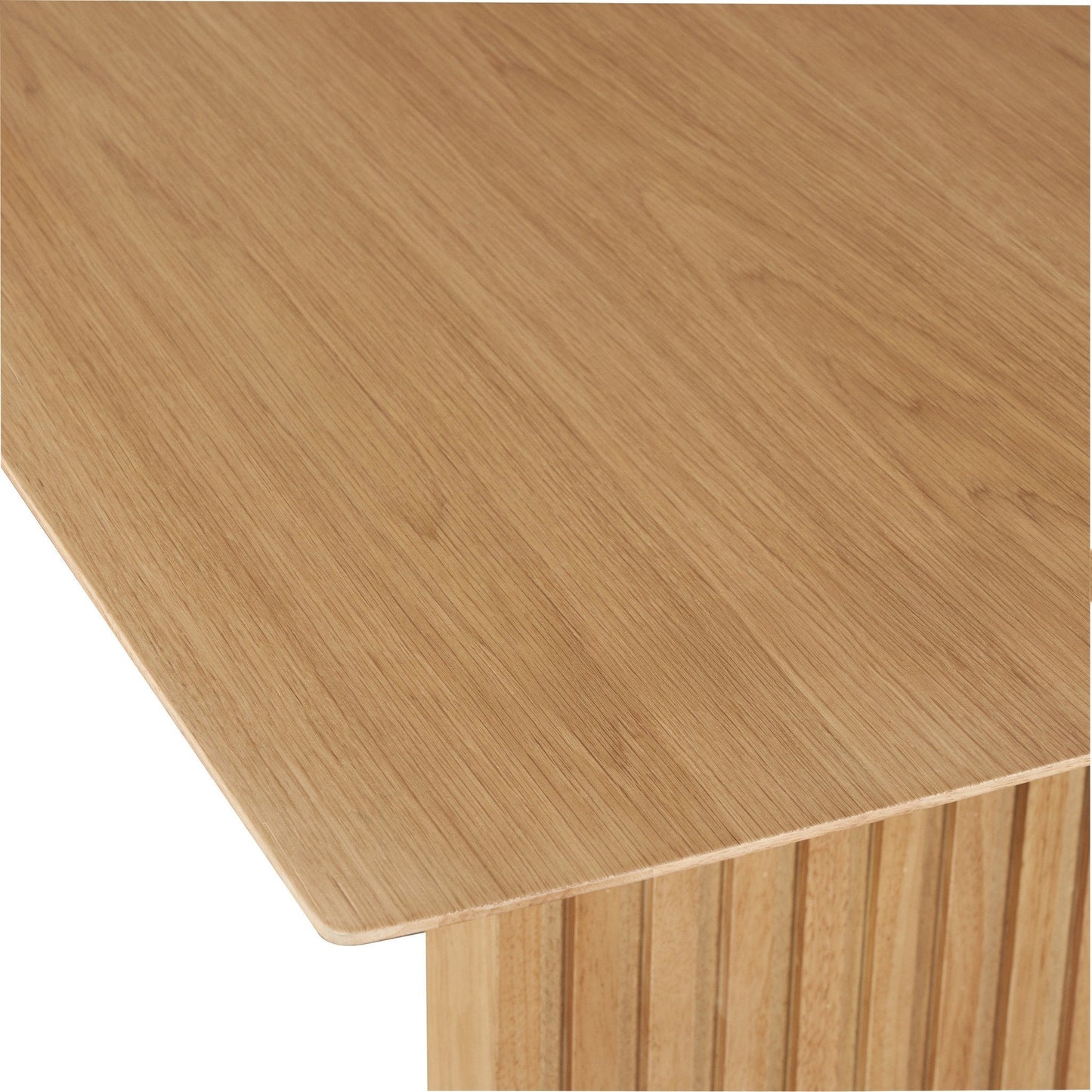Plank 6-Seater Natural Oak Wood Dining Table