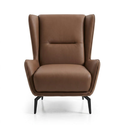 PM06 Premium Cowhide Leather Relaxation Chair with Ottoman