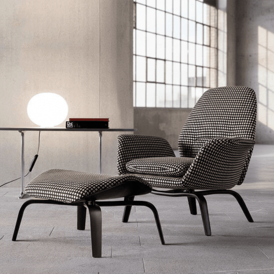 PM07 Premium Swivel Relaxation Chair with Ottoman