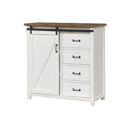 Preston 4 Drawer Chest with 1 Door