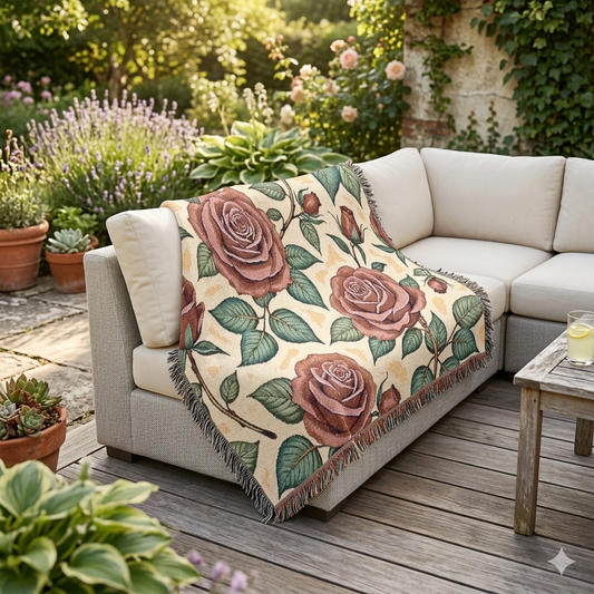 Flowers pattern blanket 