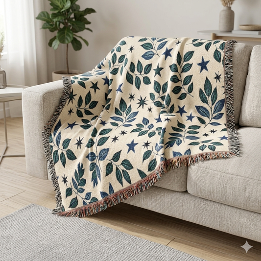 Leaves blanket pattern 