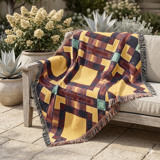 Geometric pattern blanket 