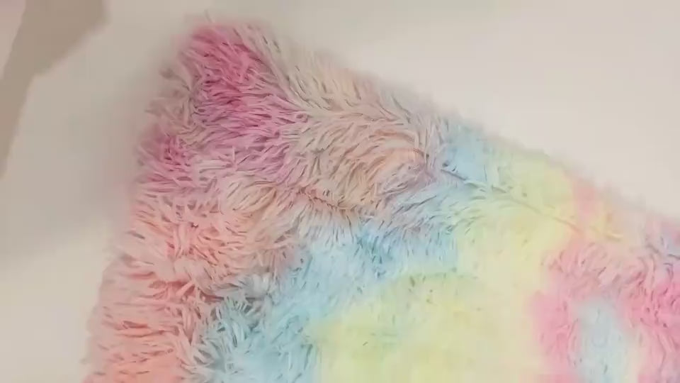 CJJT1317776Warm Fluffy Shaggy Throw Blanket Bedspr