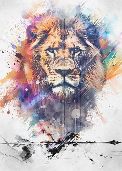 Wall art Lion Poster Art 04
