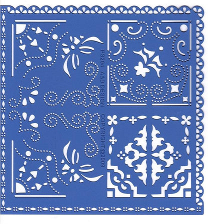Parchment Craft Perforating & Embossing Kit-Elegant Corners