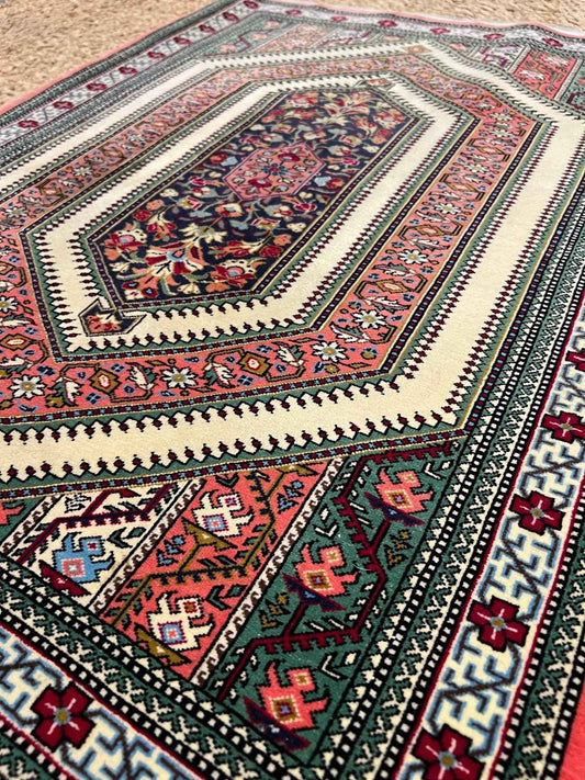 Persian Qom Rug | 3' 7" x 2' 8"