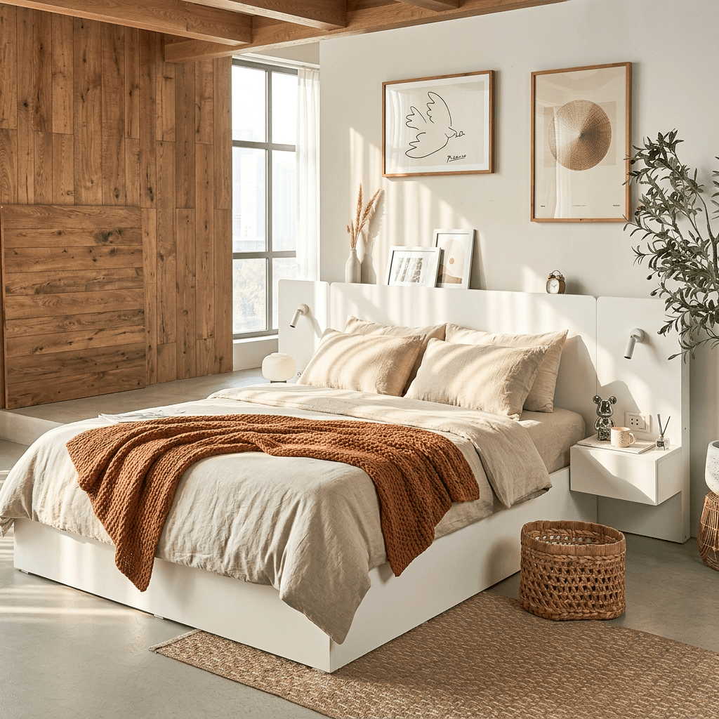 Rander 3-Piece Bedroom Set with Integrated Power & Reading Lamp