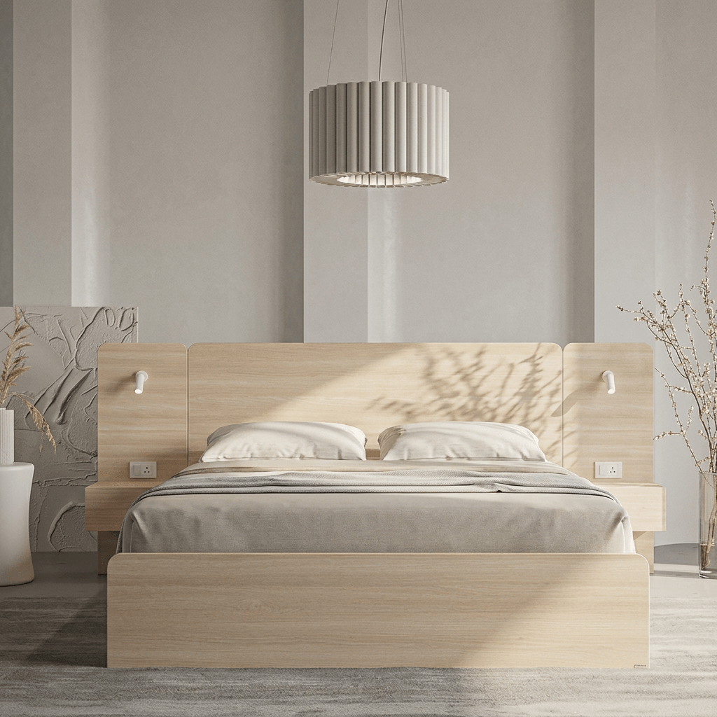 Rander Hotel Smart Bedroom Combo with Power Outlet & Reading Light