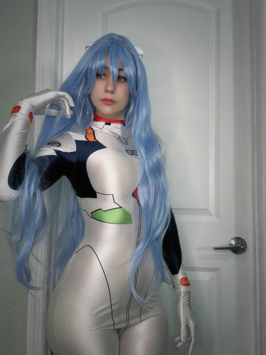Anime Style Spandex Cosplay Bodysuit Plug Suit Halloween Costume Zentai