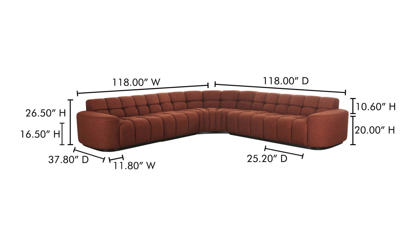 Riga L-Shaped Sectional
