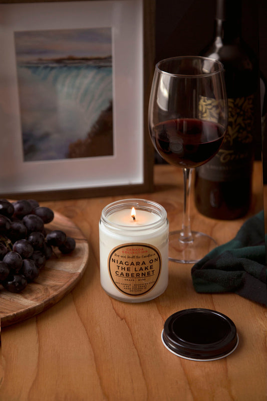 Niagara on the Lake Cabernet 8oz soy candle