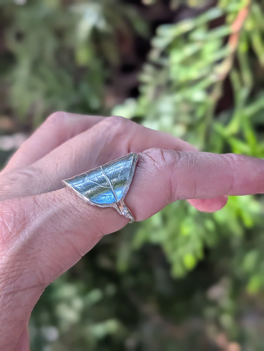 Beech Ring – Sterling Silver Botanical Statement Ring