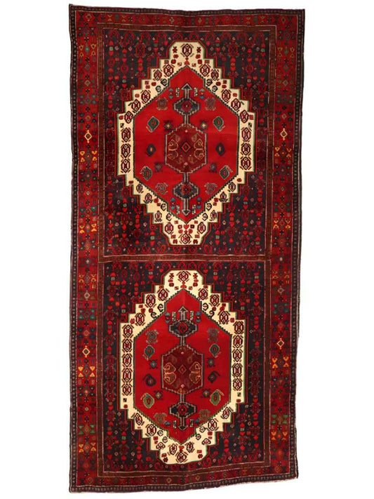 Rojan | 10' 2" x 4' 11" | Vintage Senneh Rug
