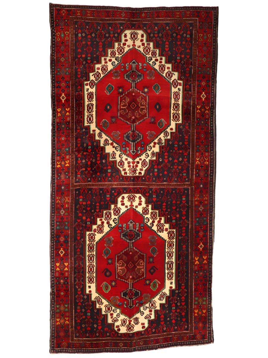 Rojan | 10' 2" x 4' 11" | Vintage Senneh Rug