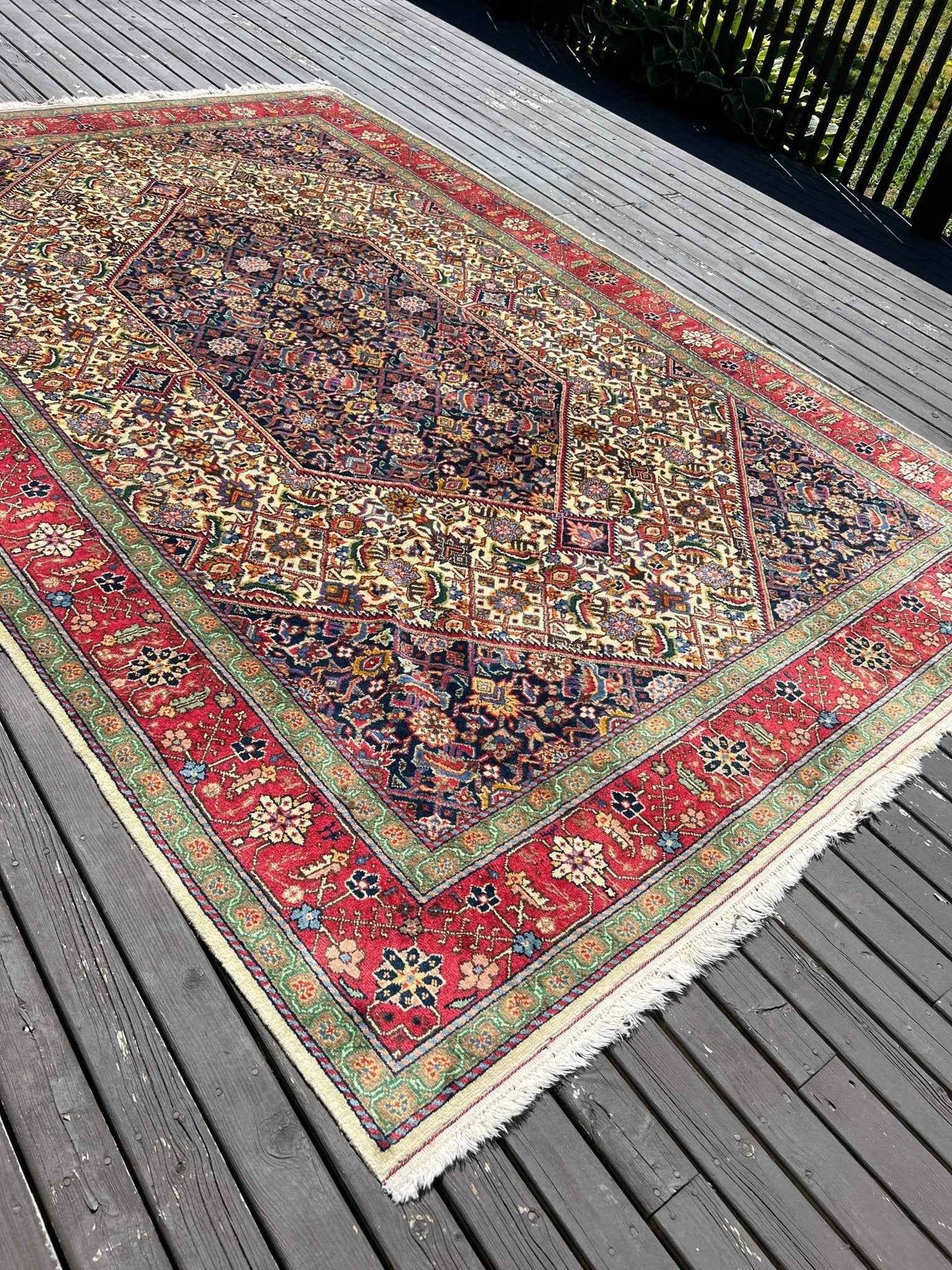 Romanian Tabriz Rug | 7' 4" x 10' 10"