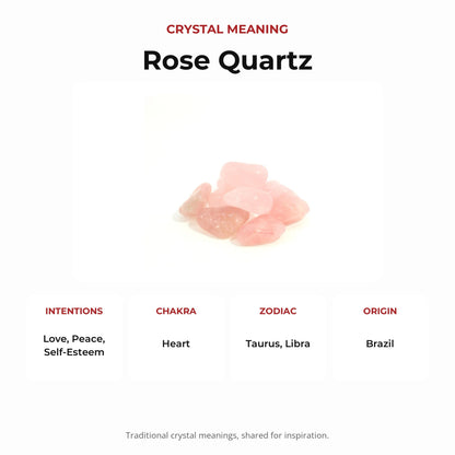 Rose Quartz E Tumbled Stones - Brazil