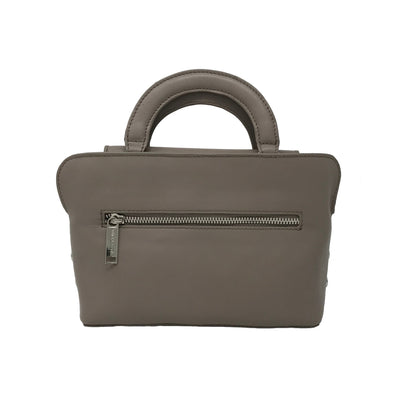 Sac à Main en Cuir Clarence, deux en un, taupe