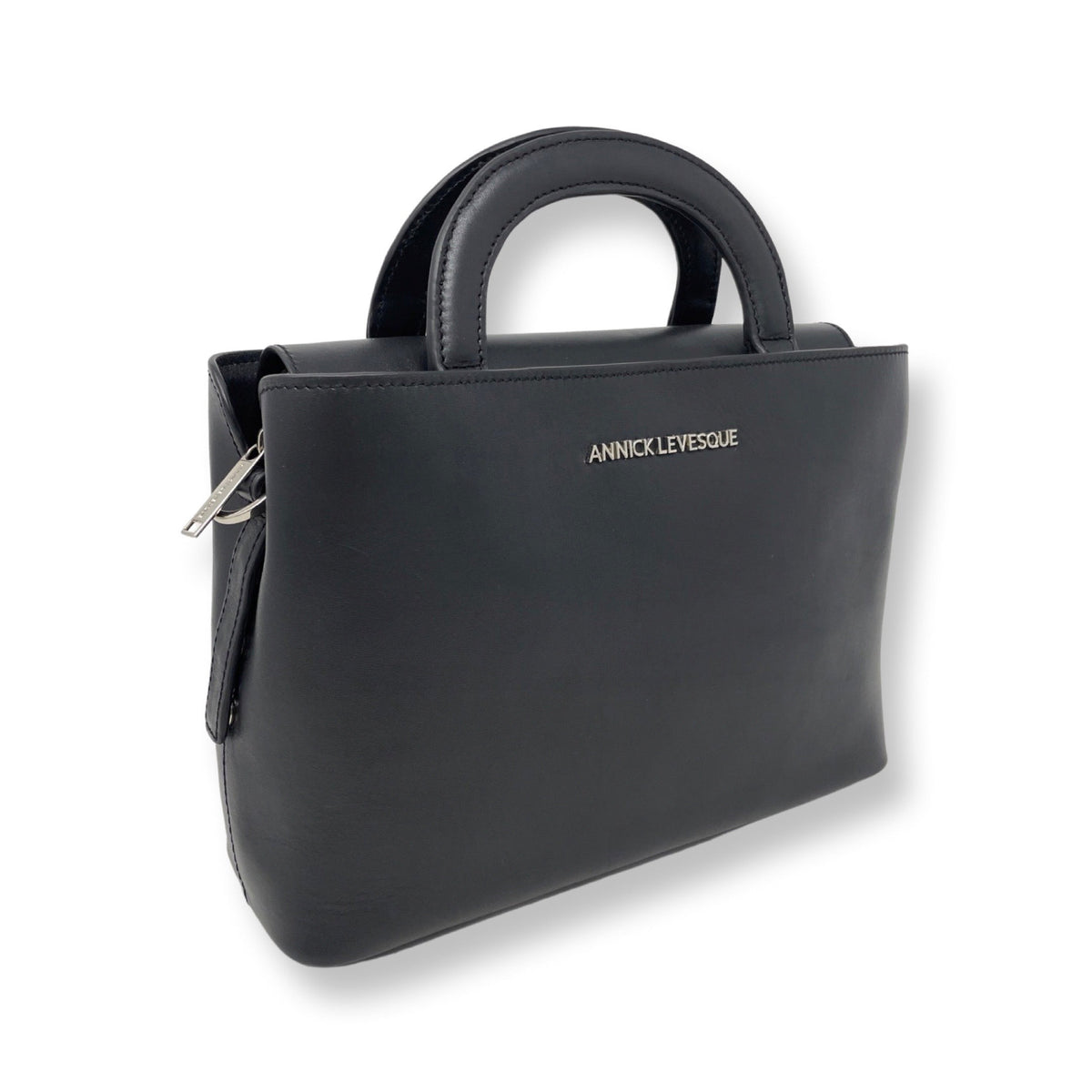 Sac à main deux en un, noir - Clarence Moyen