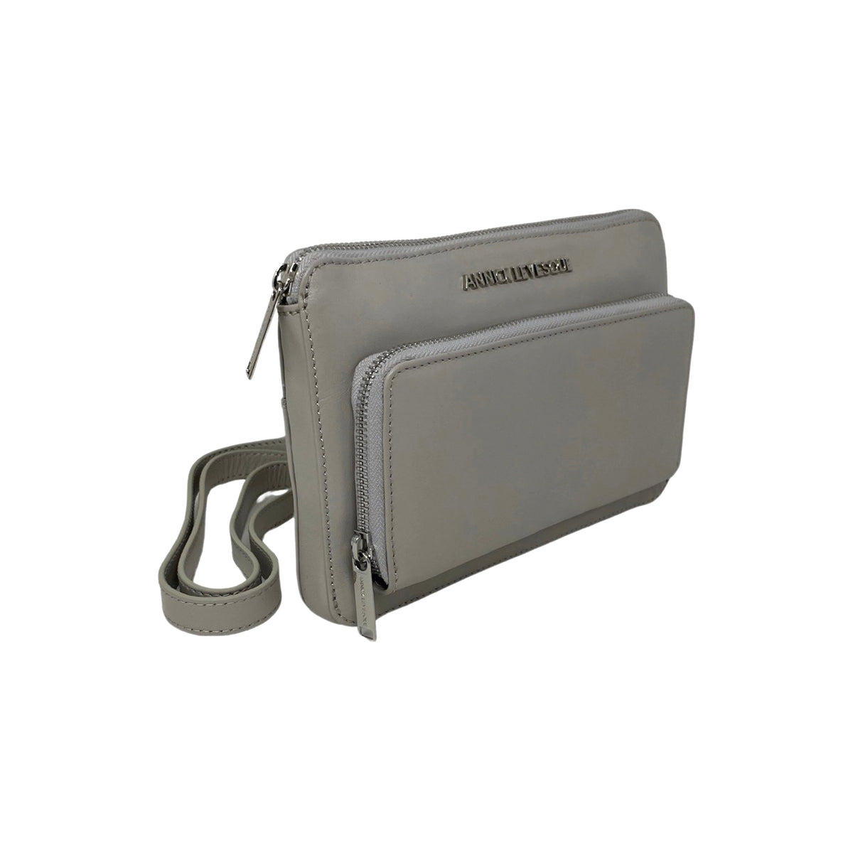Petit Sac Bandoulière Portefeuille Cuir Perlé, Carmen