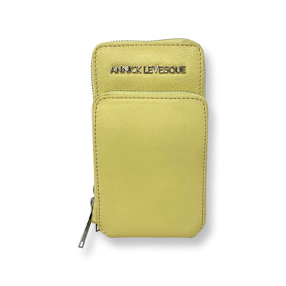 Petit Sac à Bandoulière en Cuir Jaune | Marie-Josée