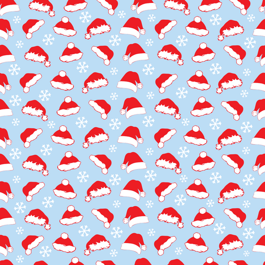 Christmas Santa Hat Adhesive Vinyl Pattern