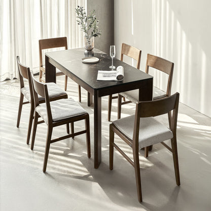 Scania Stone Dining Table Set