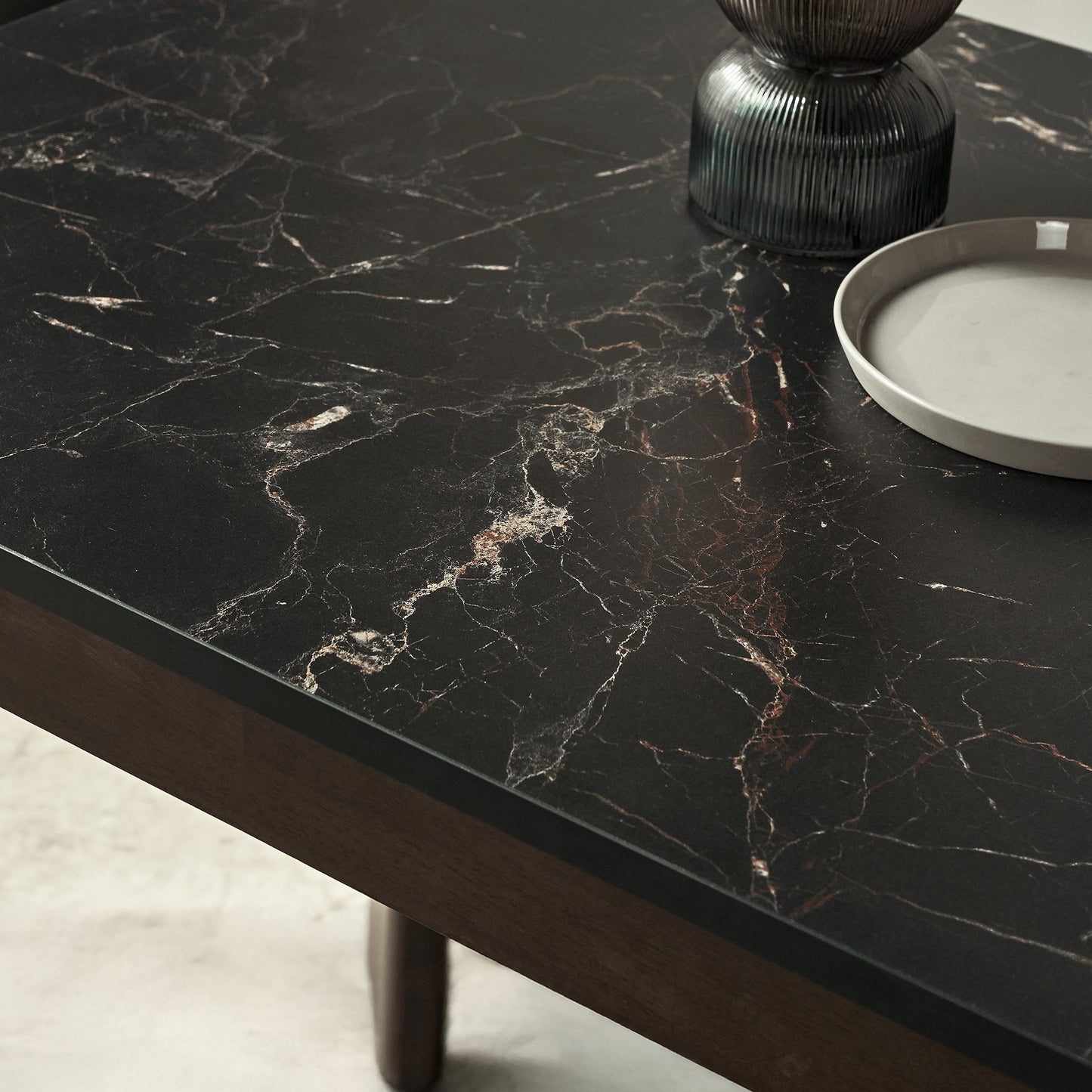 Scania Stone Dining Table Set
