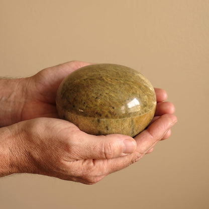 Soapstone Trinket Box - 4" Wide