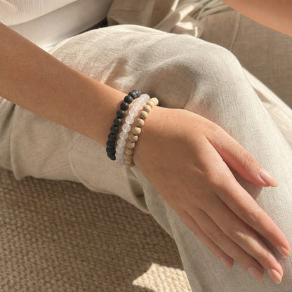 Selenite Round Bracelet - 8mm