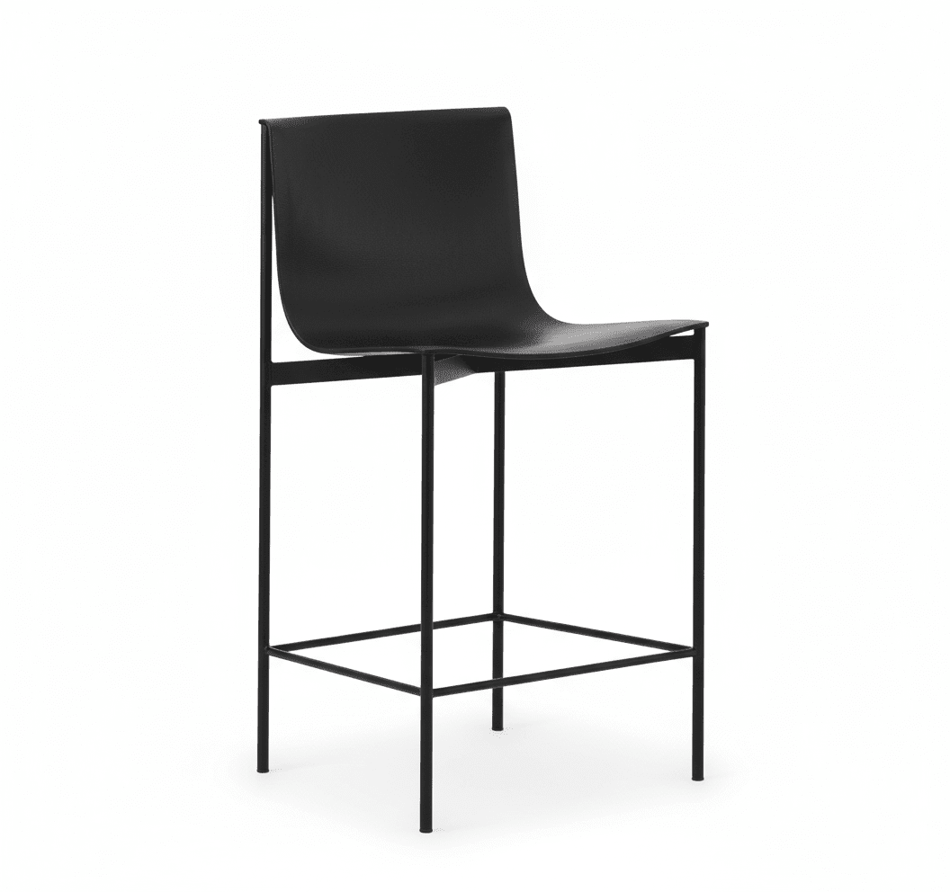 Set of Two Alto Modern High-Back Bar Stools