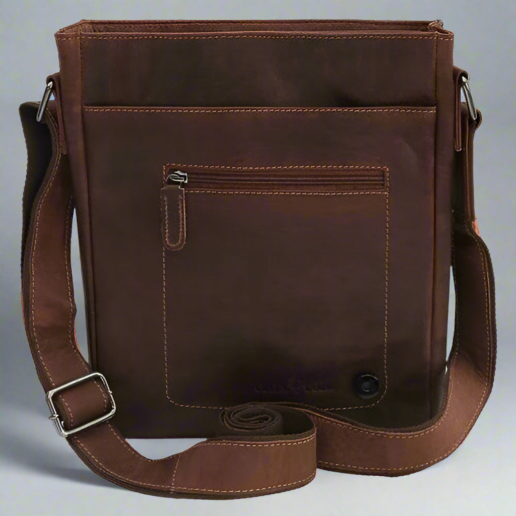 Greenwood Leather Messenger Bag