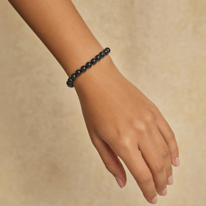 Shungite Bracelet Round - 8mm