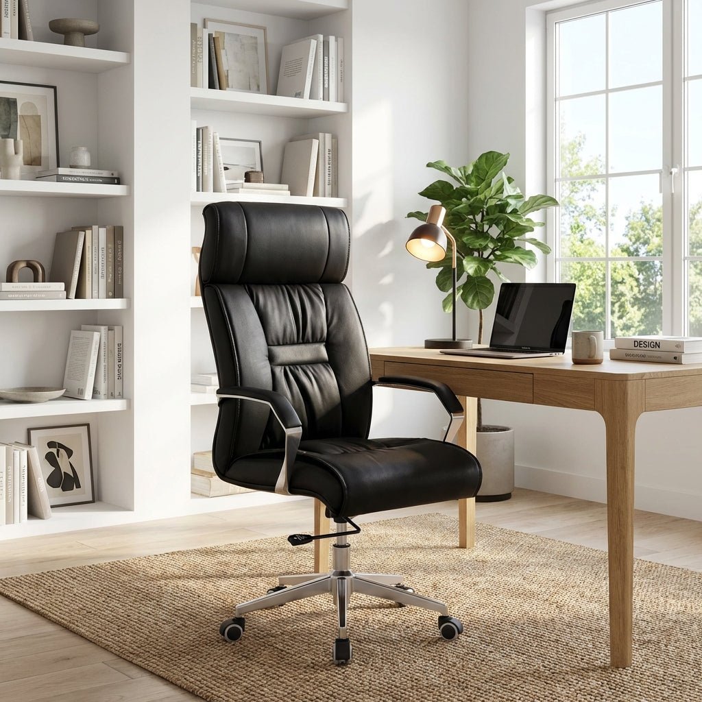 Sintra Full-Grain Leather Office Chair