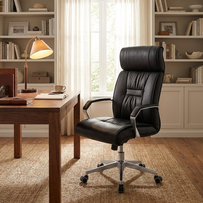 Sintra Full-Grain Leather Office Chair