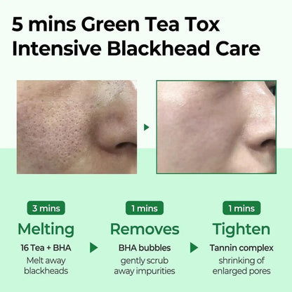 SOME BY MI Bye Bye Blackhead 30 Days Miracle Green Tea Tox Bubble Cleanser 120g