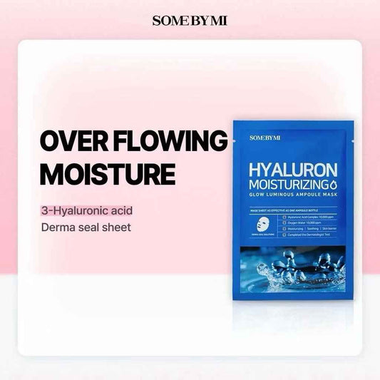 SOME BY MI Hyaluron Moisturizing Glow Luminous Ampoule Mask 1 PC