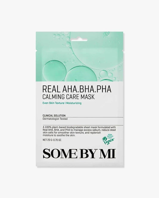 SOME BY MI Real AHA/BHA/PHA Calming Care Mask 20g