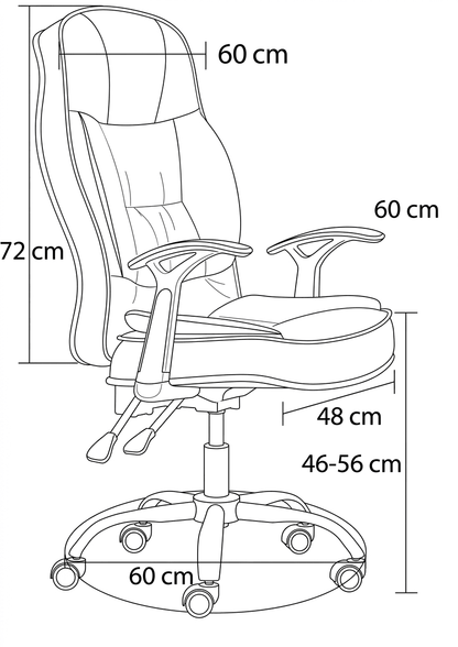 Stellenbosch Full-Grain Leather Executive Chair